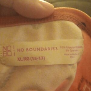 No Boundaries Vibrant Orange Apparel